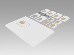 sim card collection 3D Model