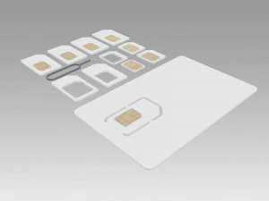 sim card collection 3D Model