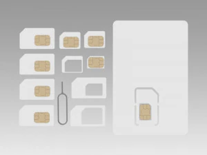 sim card collection 3D Model