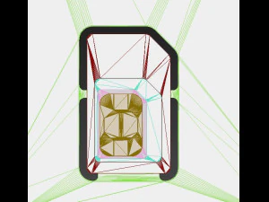 sim card collection 3D Model