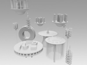 skyscrapers 3D Model
