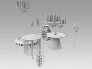 gratte-ciel Modèle 3D