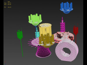 skyscrapers 3D-Modell