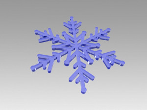 snowflakes set 3D Model