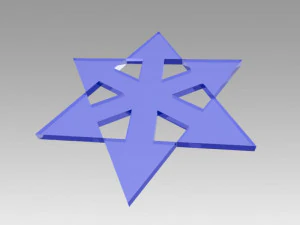 snowflakes set 3D Model