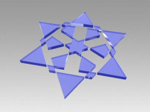 snowflakes set 3D Model