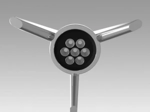 spacex starship mars rocket bfr 3D Model