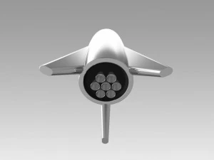 spacex starship mars rocket bfr 3D Model