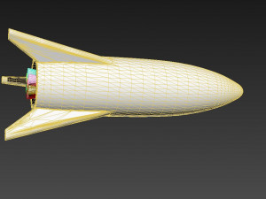 spacex starship mars rocket bfr 3D 모델