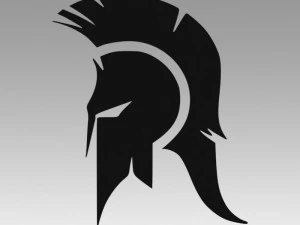 スパルタンなロゴ 3Dモデル