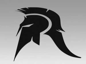 スパルタンなロゴ 3Dモデル