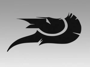 スパルタンなロゴ 3Dモデル