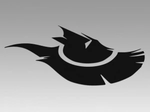 スパルタンなロゴ 3Dモデル