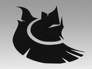 スパルタンなロゴ 3Dモデル