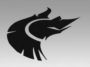 スパルタンなロゴ 3Dモデル