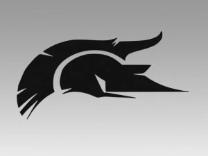 スパルタンなロゴ 3Dモデル