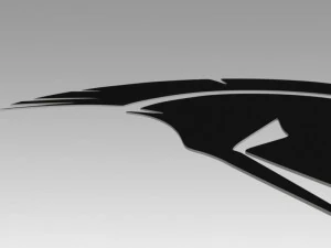 スパルタンなロゴ 3Dモデル