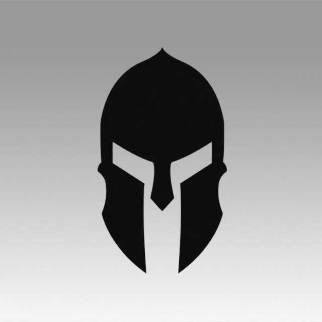 spartan logo Model 3D .c4d .max .obj .3ds .fbx .stl .blend 