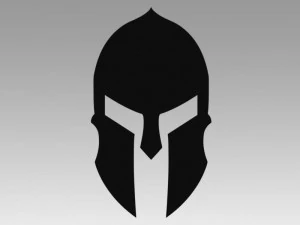 スパルタンなロゴ 3Dモデル