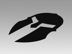 spartan logo Model 3D