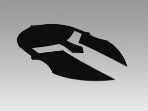 spartan logo Model 3D