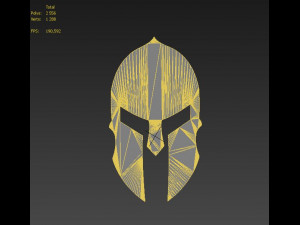 spartan logo Model 3D