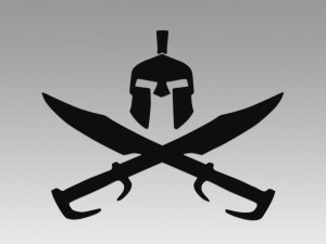 spartan logo Modelo 3D