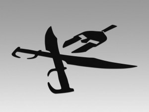spartan logo Modelo 3D