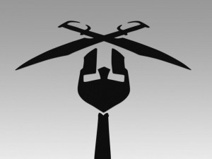 spartan logo Modelo 3D