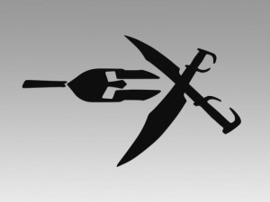 spartan logo Modelo 3D