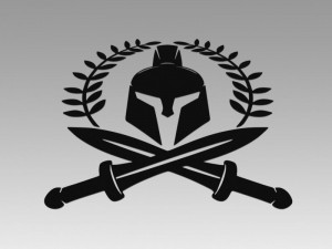 spartan logo Model 3D