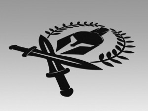 spartan logo Model 3D