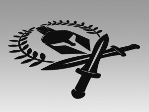 spartan logo Model 3D