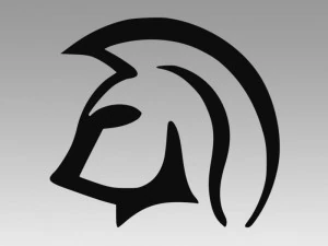 スパルタンなロゴ 3Dモデル