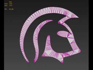 spartan logo 3Dモデル