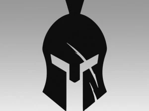 スパルタンなロゴ 3Dモデル