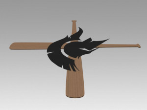 spartan logo Model 3D