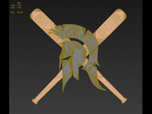 spartan logo Model 3D