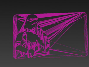 starwars lasercut 3D Model