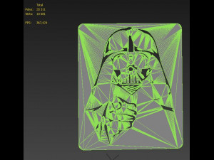 starwars lasercut Model 3D
