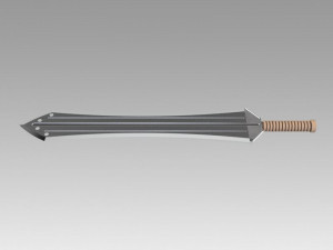 sword of erik killmonger from movie black panther 3Dモデル