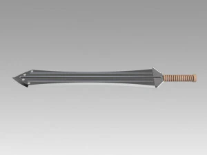 sword of erik killmonger from movie black panther 3D Model