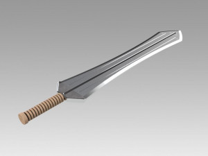 sword of erik killmonger from movie black panther 3Dモデル