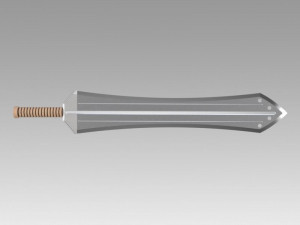 sword of erik killmonger from movie black panther 3Dモデル