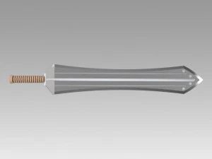 sword of erik killmonger from movie black panther 3D Model