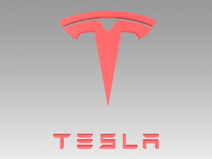 tesla logo 3D Model