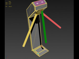 turnstile 3D मॉडल
