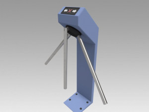 turnstile 3D 모델