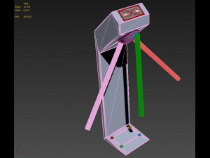 turnstile 3D 모델