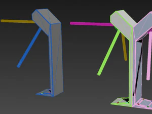 turnstile 3D Model